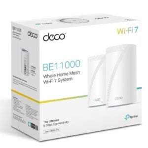 TP-LINK-Deco BE65 Pro(2-pack)-((AMAZON ONLY))TP-Link Deco BE65 Pro(2-pack) BE11000 Whole Home Mesh WiFi 7 System