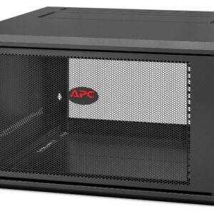APC-AR106SH6-APC NetShelter 6U Wallmount Rack Enclosure Cabinet Single Hinged Server Depth