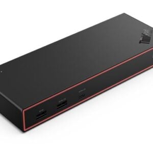 Lenovo-40BC0135AU-LENOVO ThinkPad USB4 Smart Dock 5500 with 135W Adapter 4x USB-A 3.2 Gen 2 1x USB-C3.2 1x HDMI2.1 2xDP 1.4 RJ45 LAN 3YR WTY