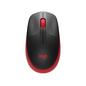 Logitech-910-005915-(LS)Logitech M190 Full-Size Wireless Mouse - RED