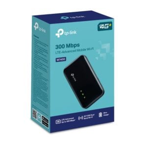 TP-LINK-M7400-(E)TP-Link M7400 300 Mbps LTE-Advanced Mobile Wi-Fi Supports up to 32 devices simultaneously