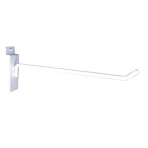 8ware-CB8W-HOOK32-8ware 32cm Universal Hooks Peg Board (Pack of 10) for Slat Wall Grooved Panel for Retail Shop Cable Display Shelf - 32x26x20 cm for CB8W-DISPLAYSTAND2