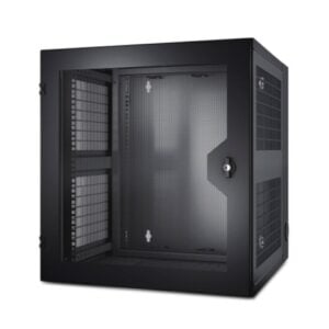APC-AR100HD-APC NetShelter 13U Wallmount Rack Cabinet Vented Door Double Hinged Server Depth