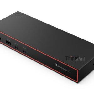 Lenovo-40BG0135AU-LENOVO ThinkPad Thunderbolt 4 Dock Gen2 7000 1x HDMI 2.1 2x DisplayPort1.4 4xUSB-A 2xUSB-C 1xEthernet RJ45 LAN 100W Power Delivery 3Y WTY